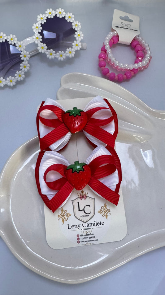 Strawberry themed clip