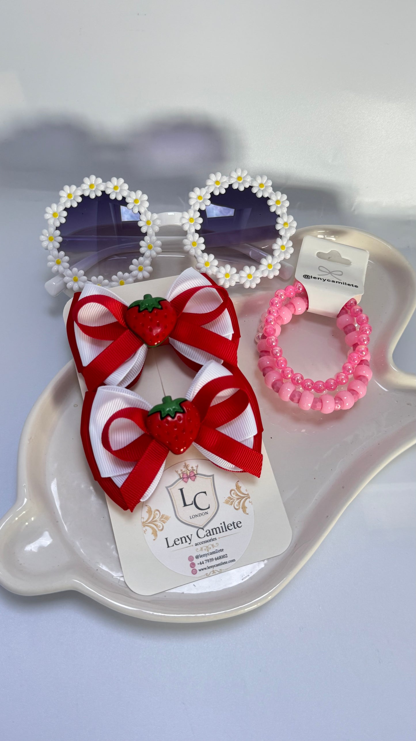 Strawberry themed clip