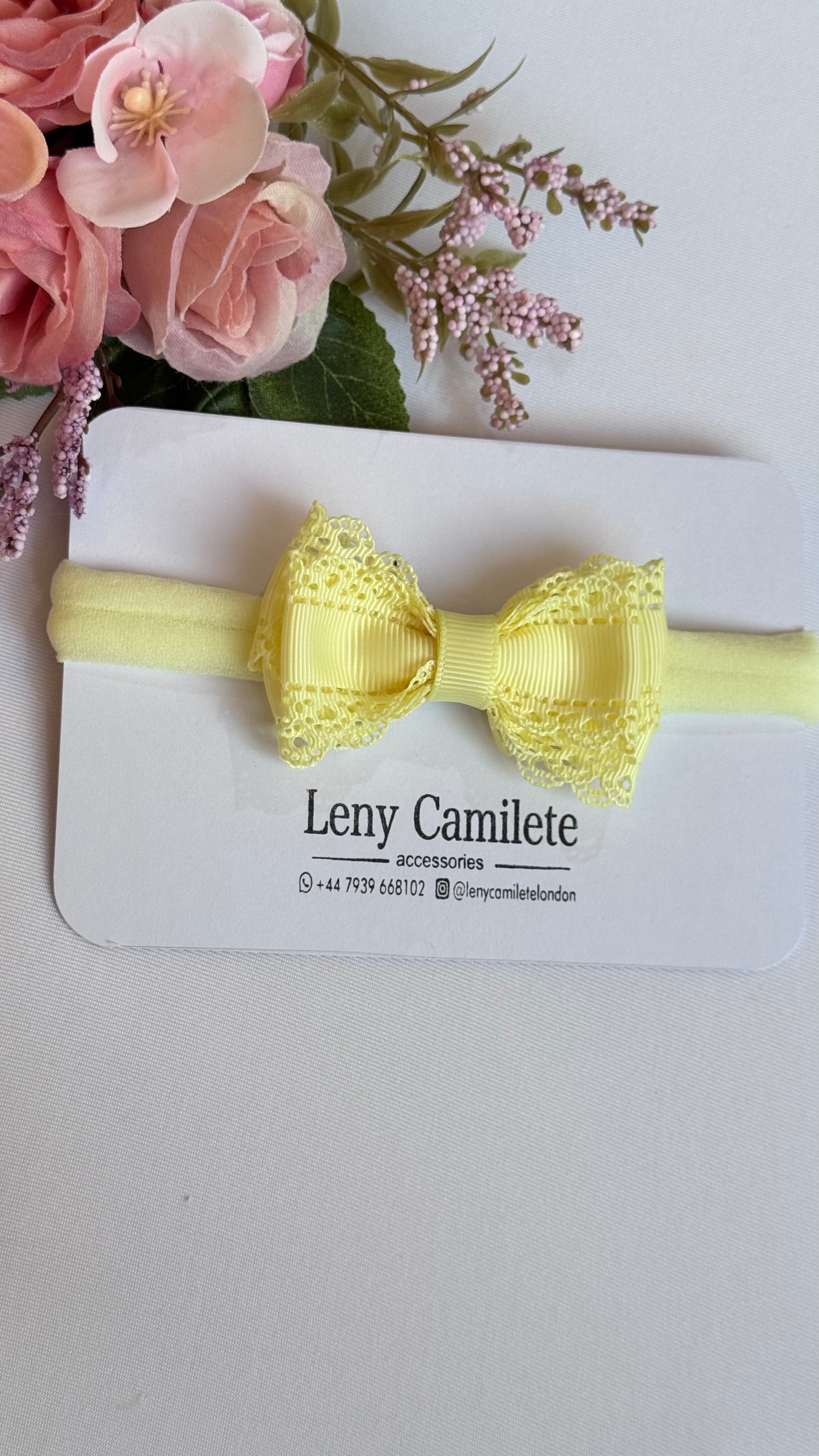 Baby lace headband