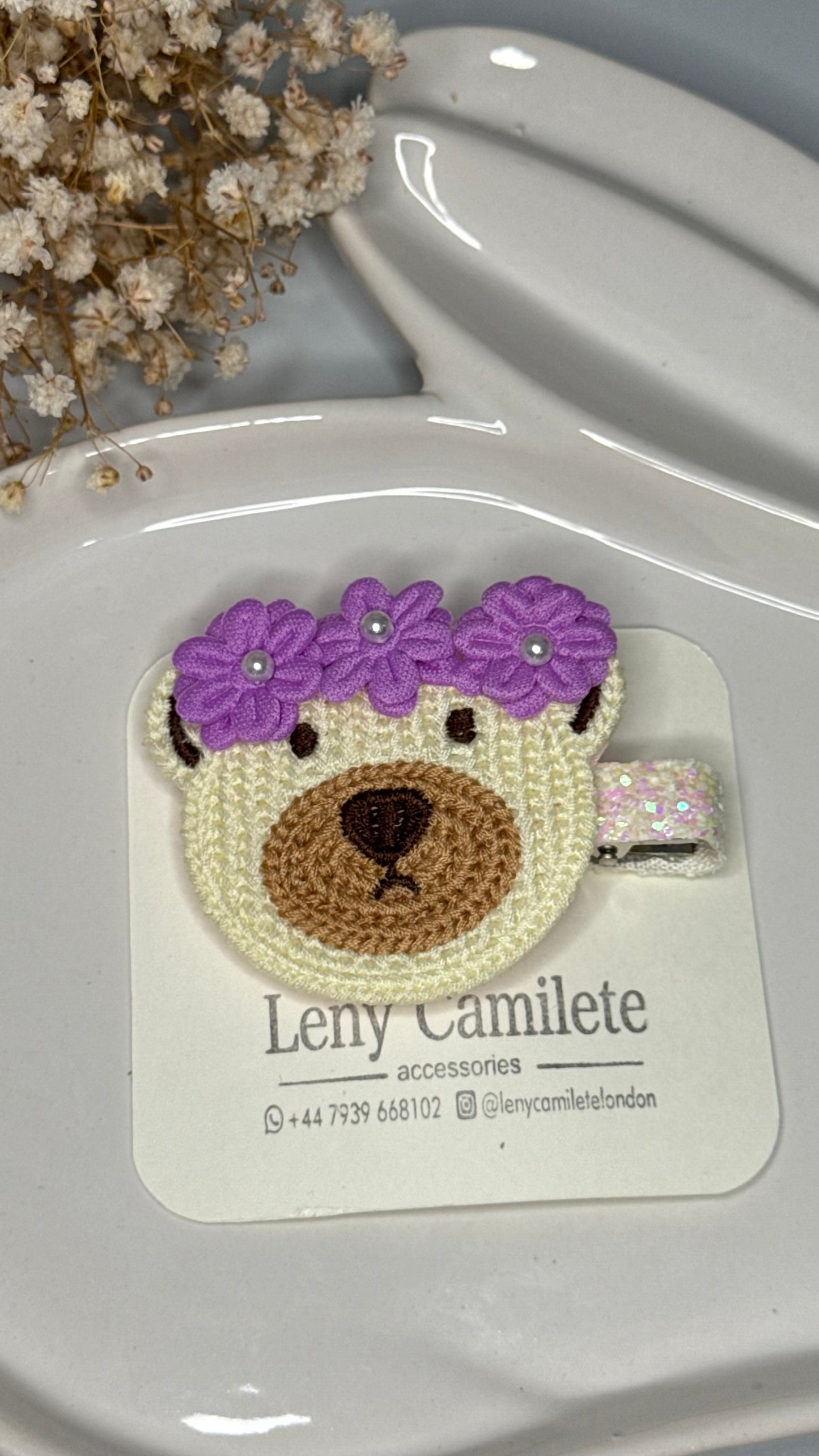 Cute Teddy Bear Clip