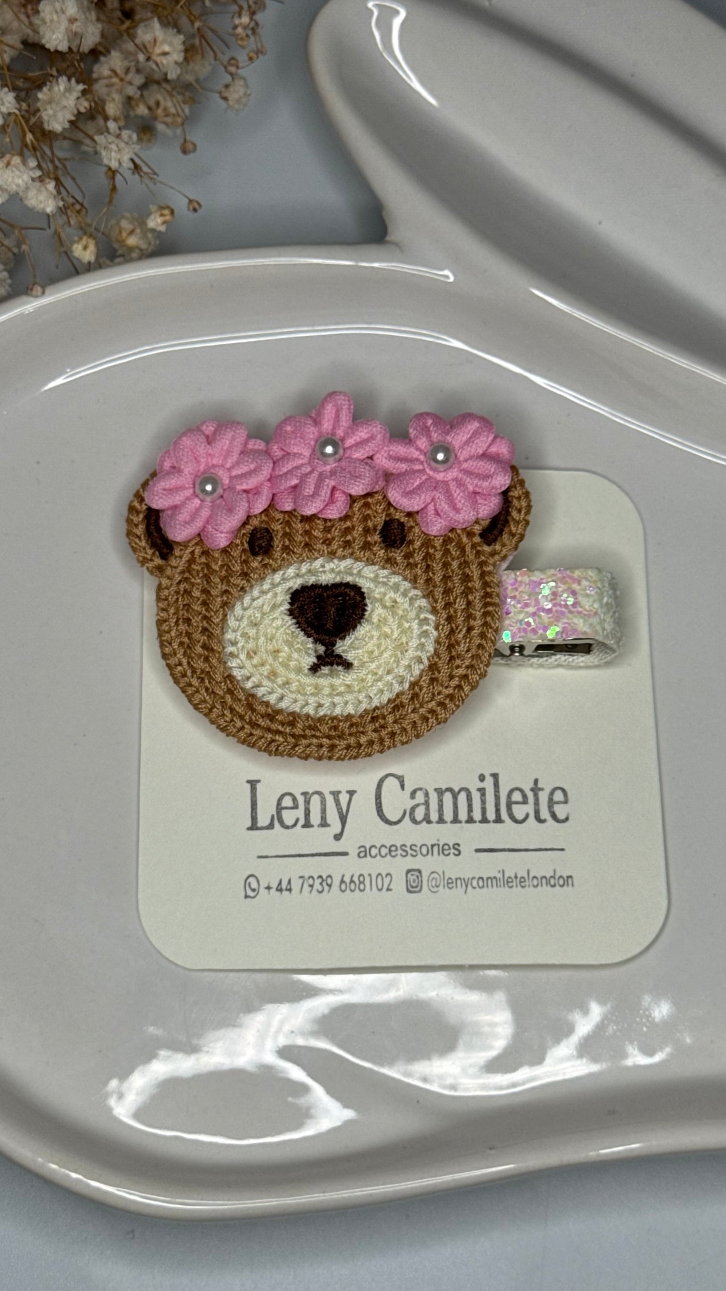 Cute Teddy Bear Clip