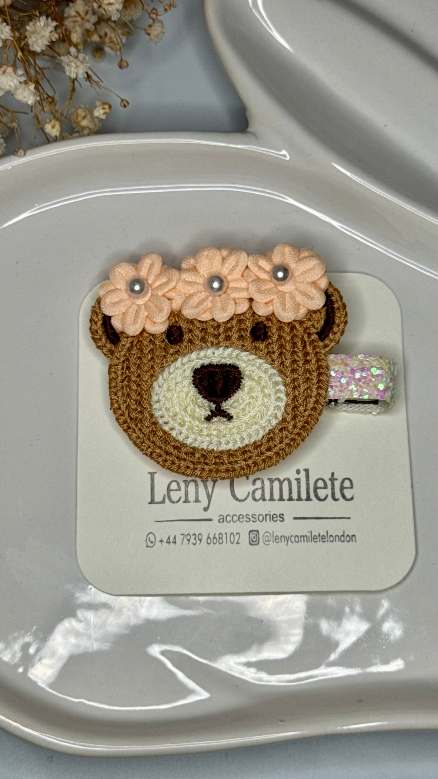 Cute Teddy Bear Clip