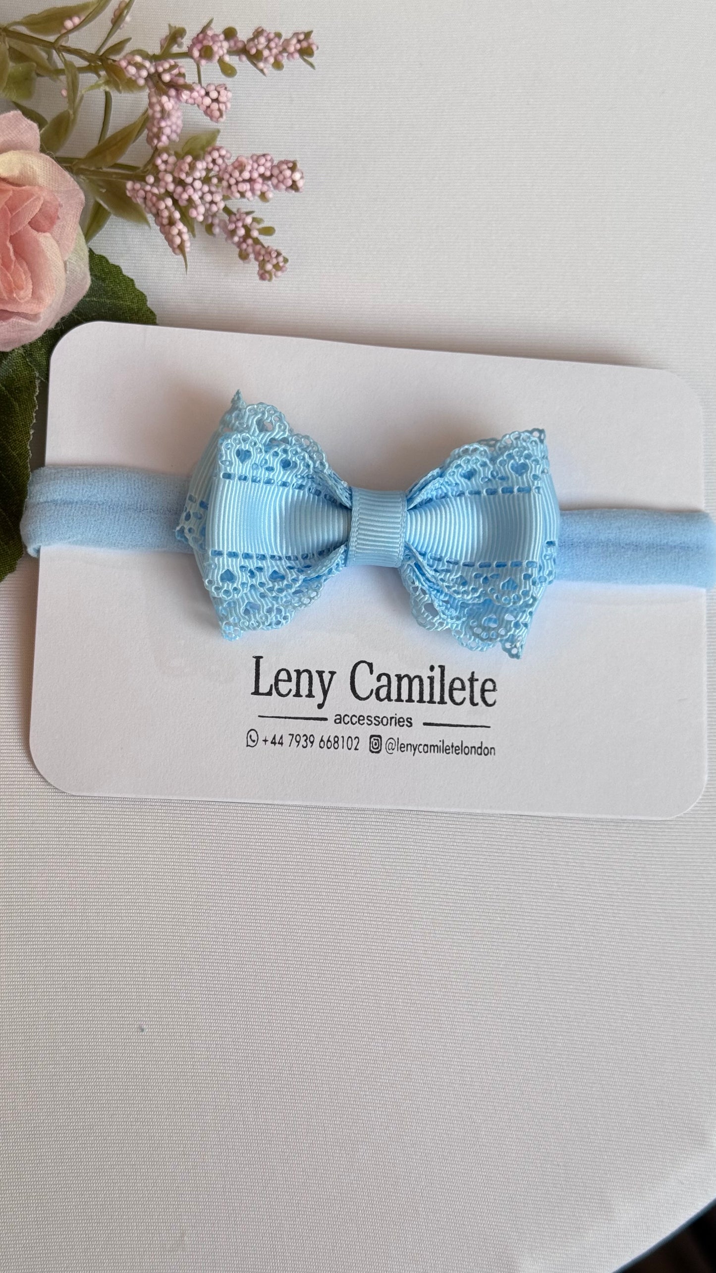 Baby lace headband