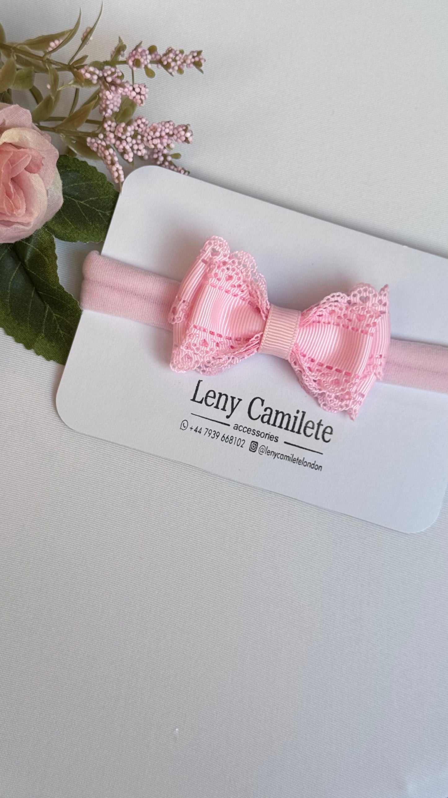 Baby lace headband