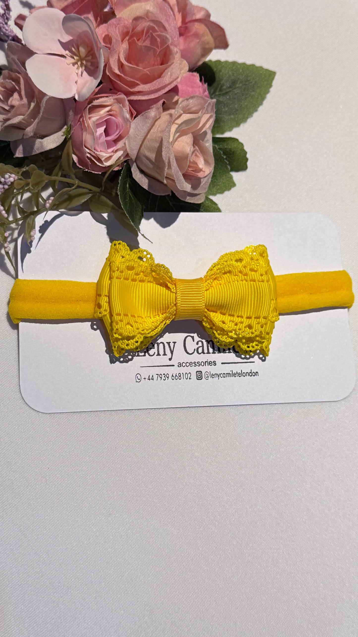 Baby lace headband
