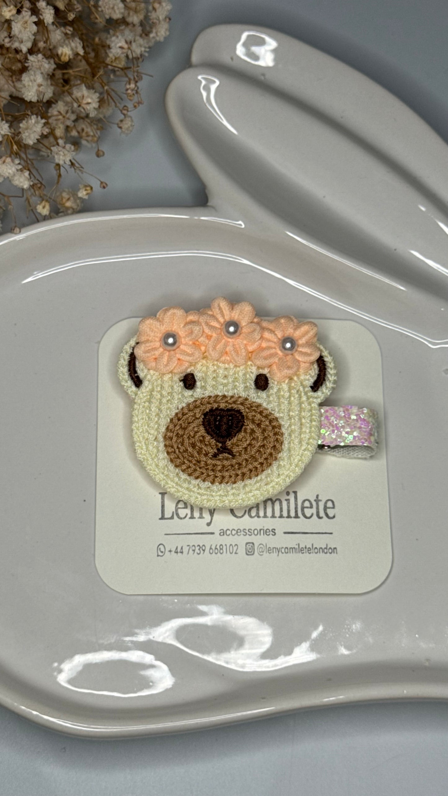 Cute Teddy Bear Clip