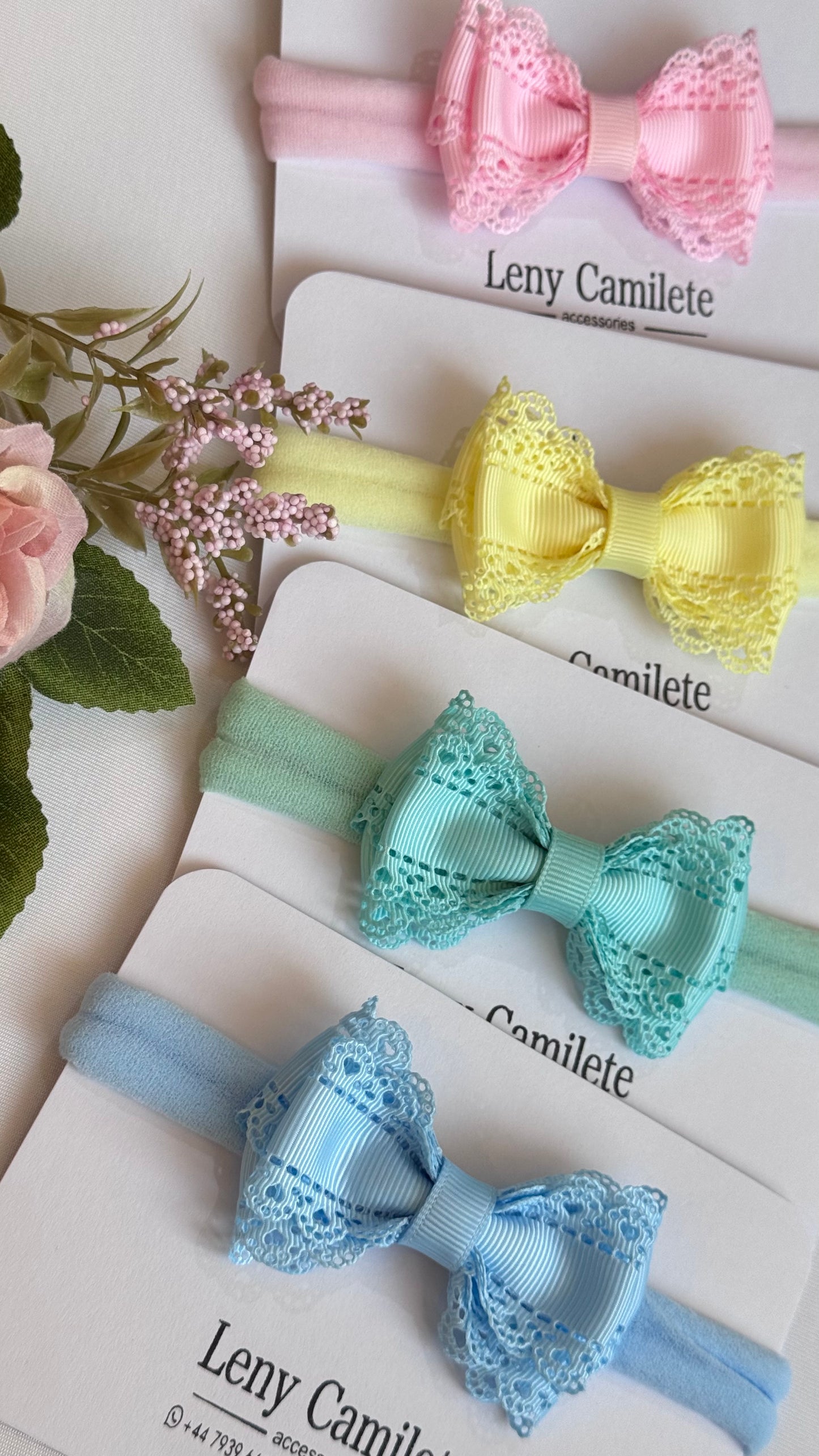 Baby lace headband