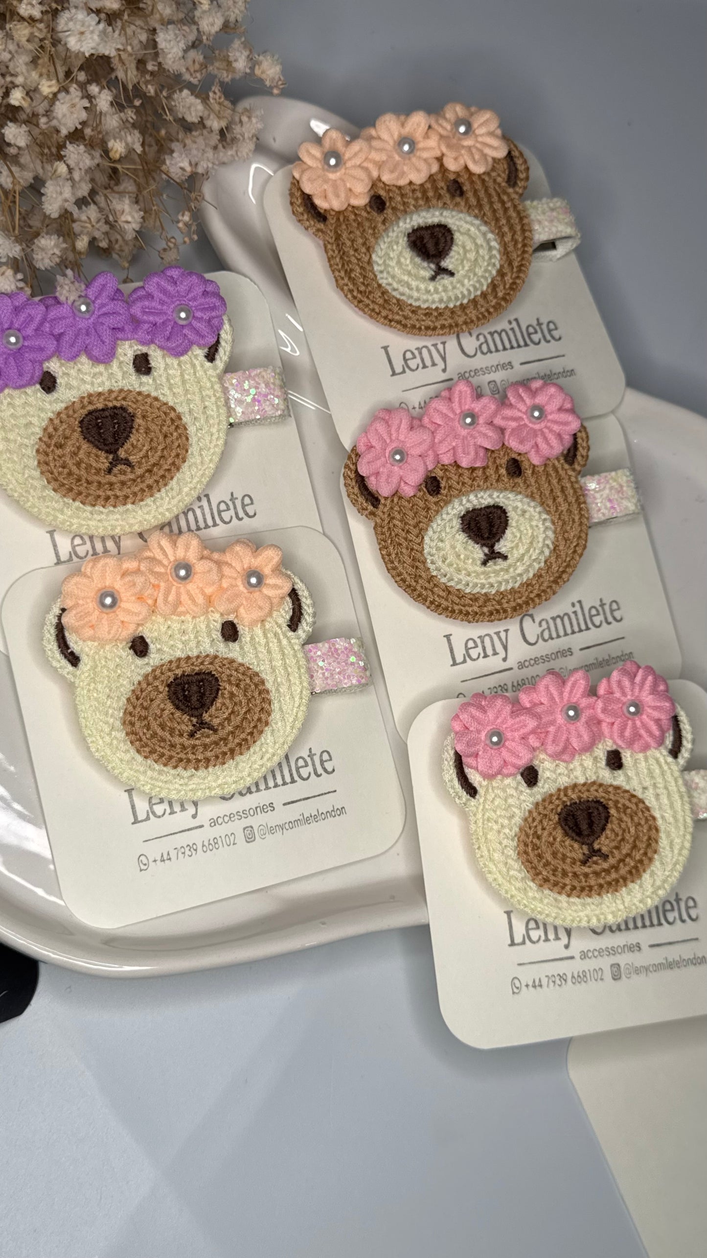 Cute Teddy Bear Clip