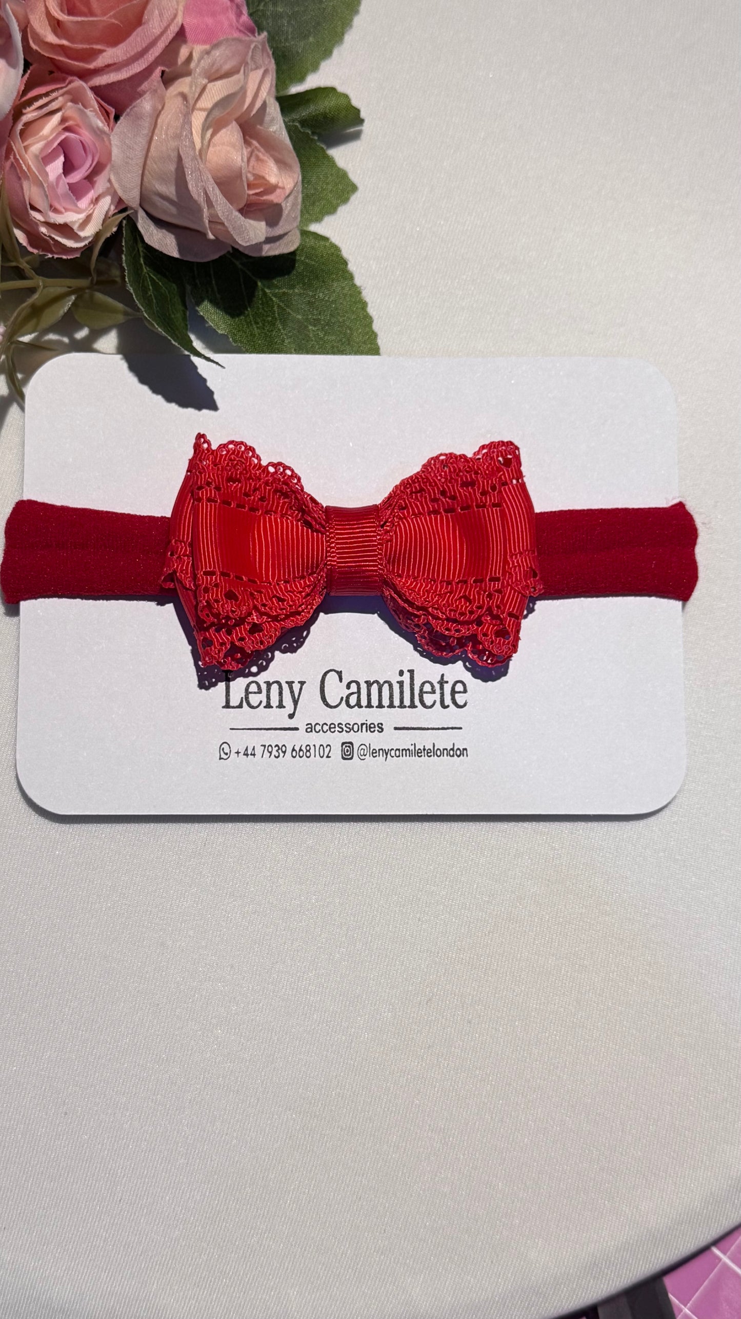 Baby lace headband