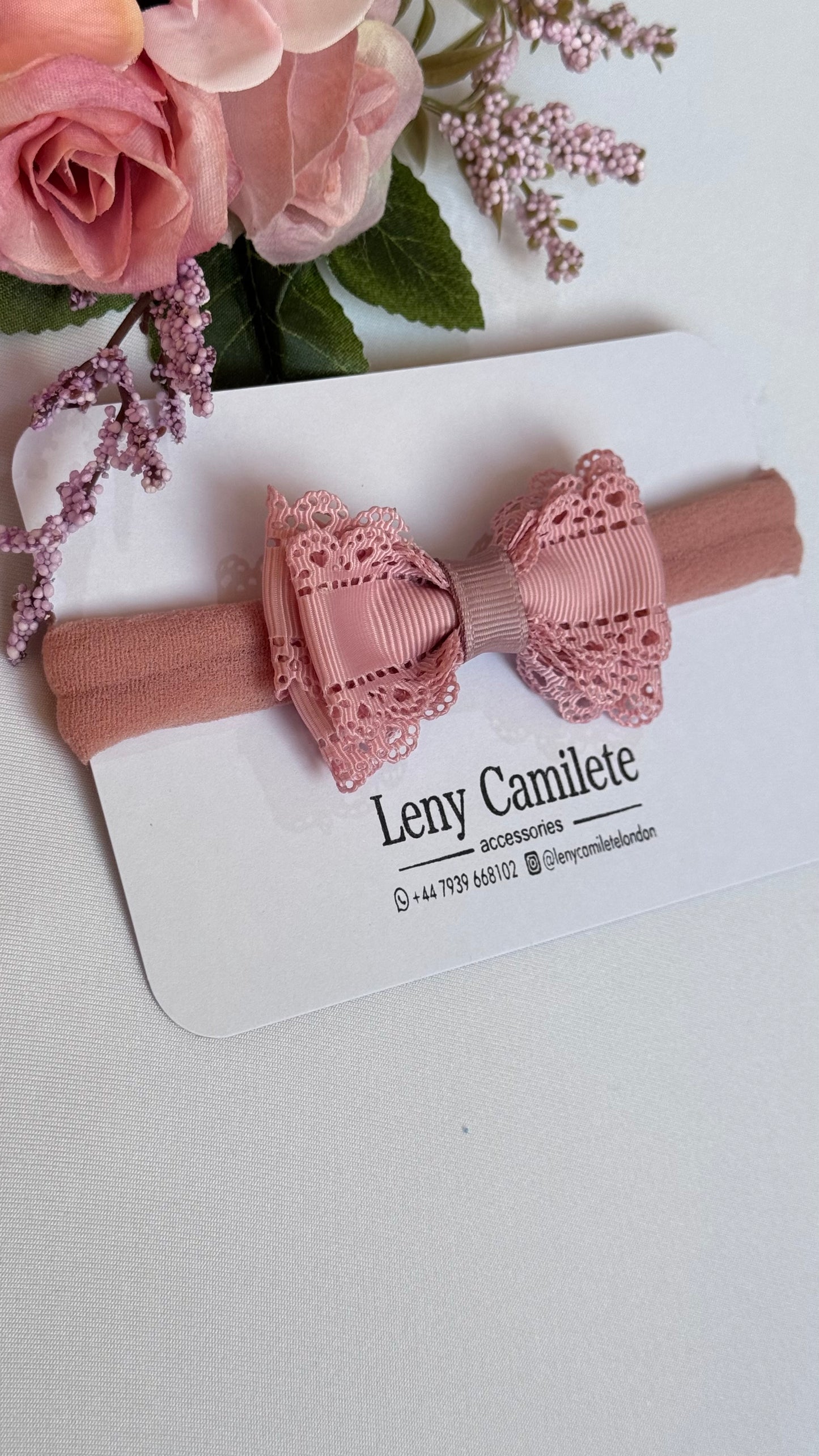 Baby lace headband