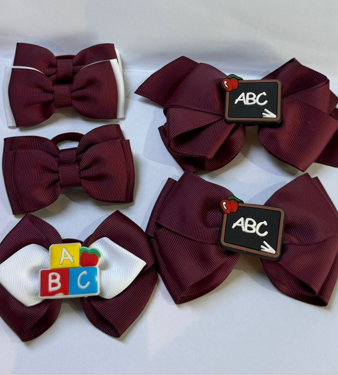 Handmade school bow set - sales