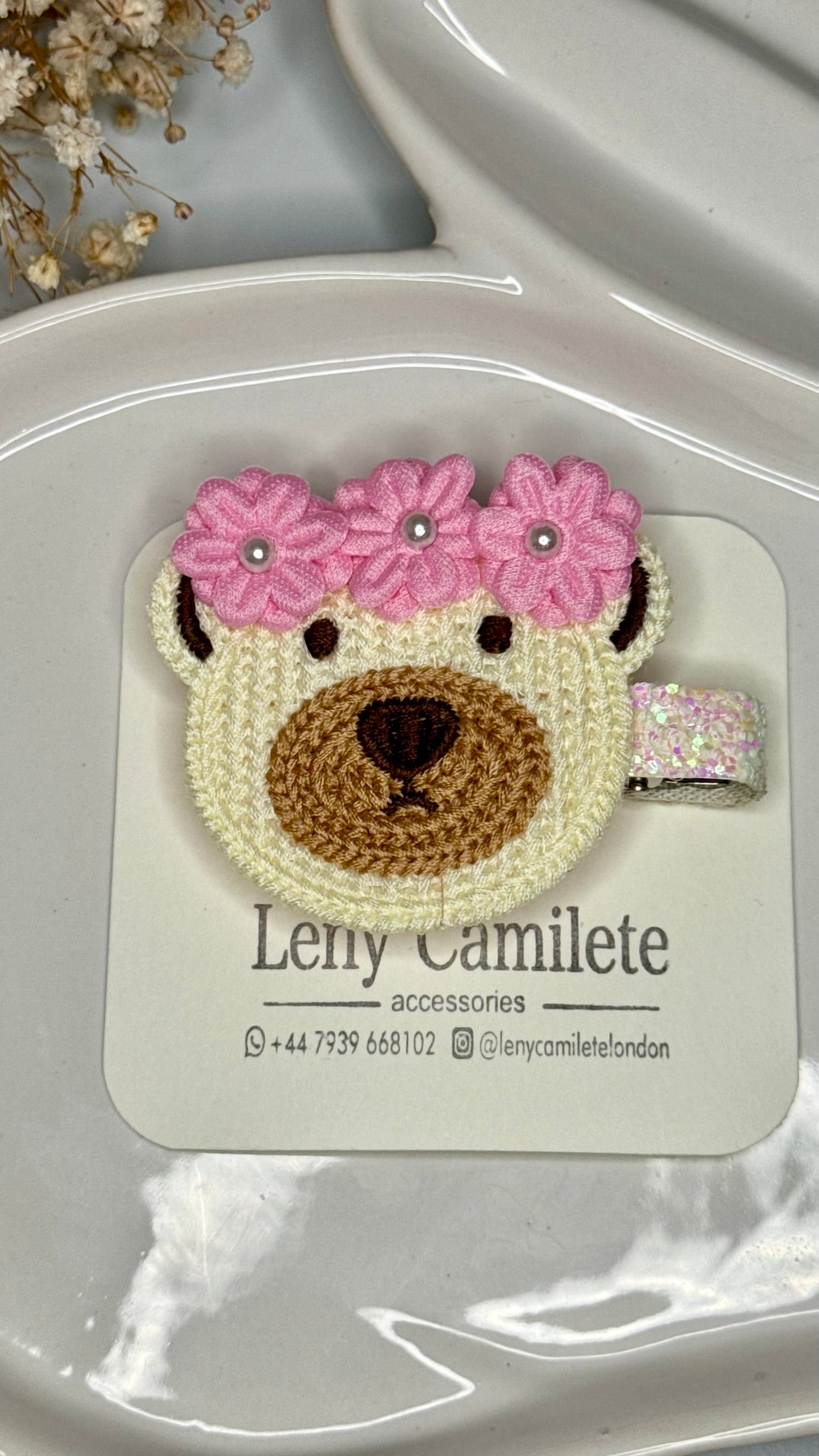 Cute Teddy Bear Clip